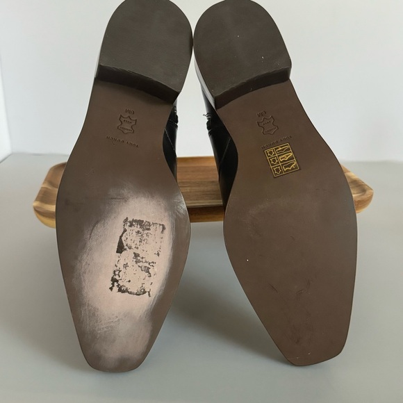 Tori Burch Zip Booties, Black Ankle Boots, Size 6 - Picture 16 of 16